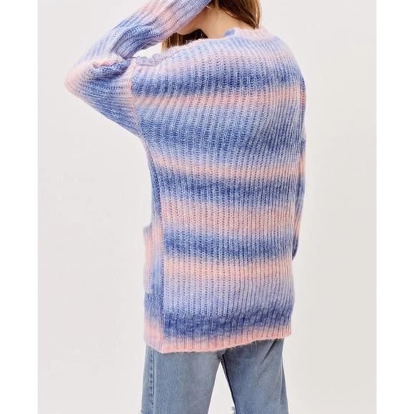 NEW FOR LOVE & LEMONS celeste cardigan in blue - Picture 5 of 6